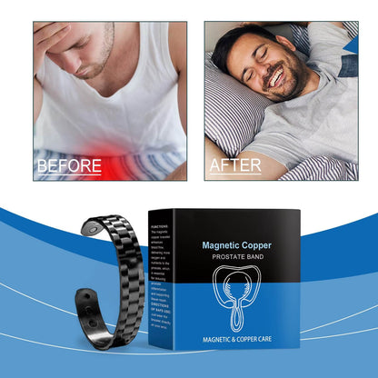 Magnetic Copper Prostate Strap Magnetic Copper Prostate Band Improves Blood Circulation Men'S Fashion Bracelet Relieves Prostate