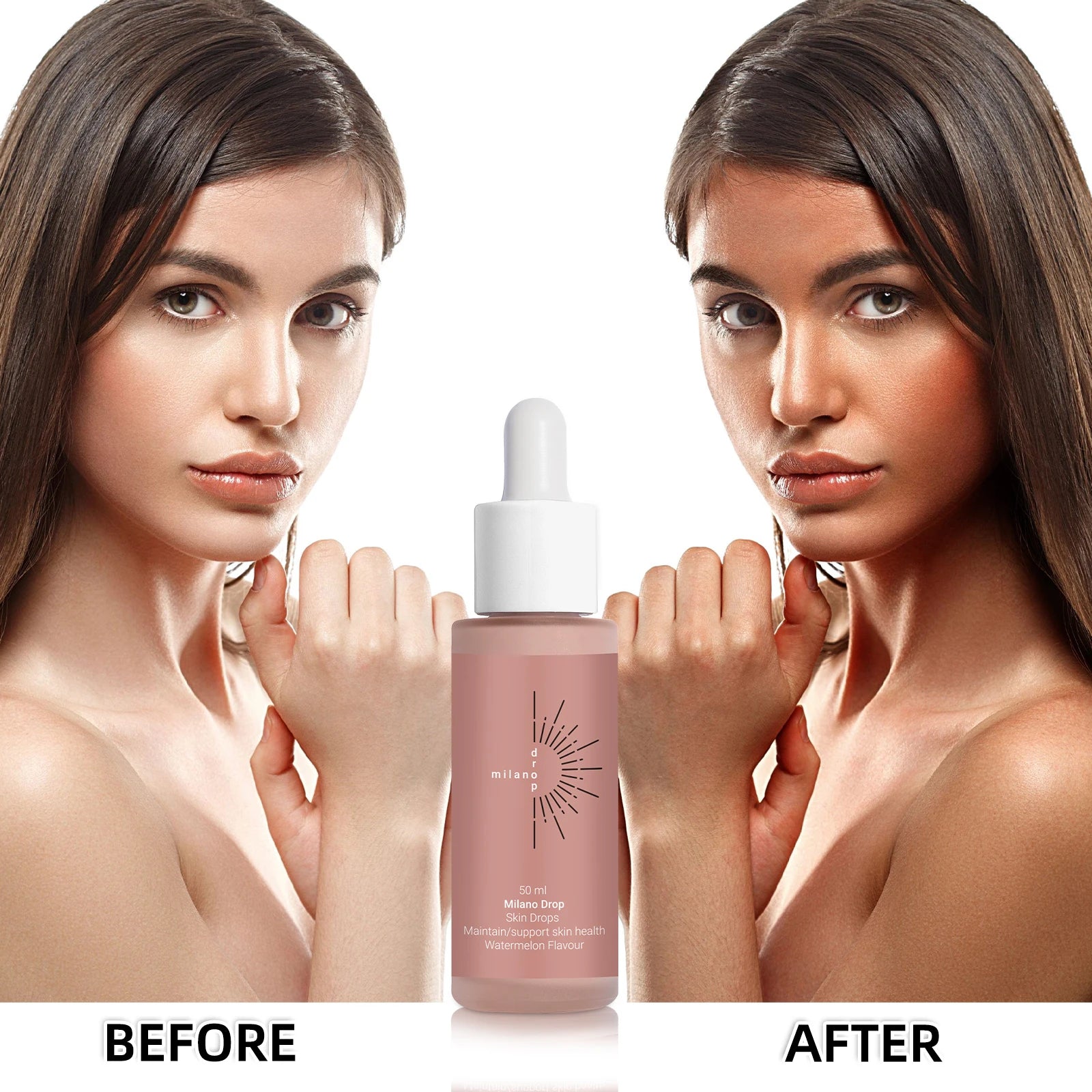 Self Tanning Drops Natural Tanner Enhance Skin Melanin Liquid Bronzer Preventing Sunburn Sunless for Body Face Tanning Products