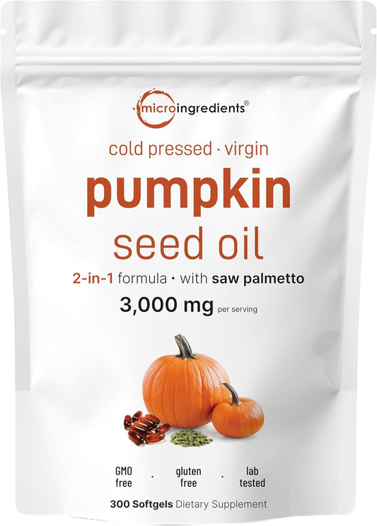 UroPrime™️Pumpkin Seed Oil with Saw Palmetto