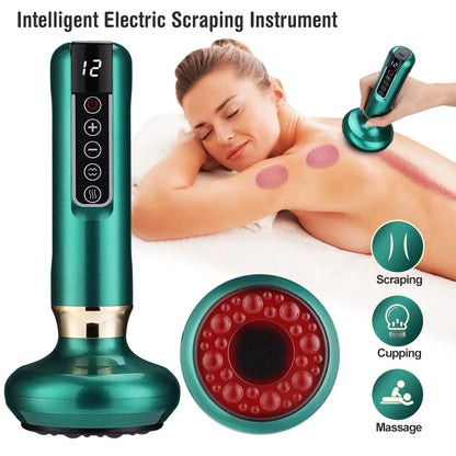 Chinese Electric Suction Medical Cupping Therapy Set Beauty Massager Glass Jars anti Cellulite Cupping Vacuum Slimming Guasha
