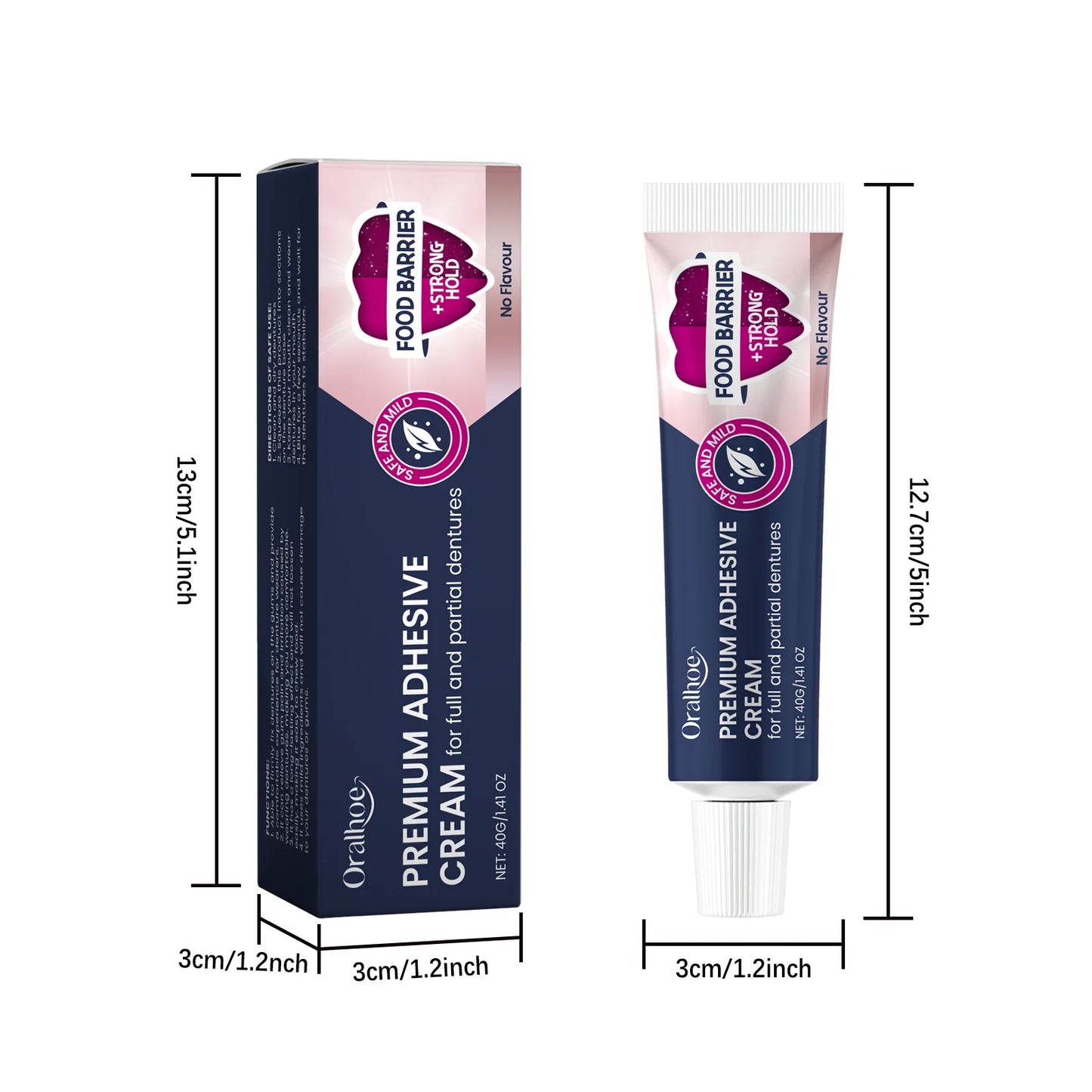Premium Thermoplastic Denture Adhesive Long Lasting Denture Fixing Adhesive for Filling Fix Missing/Broken Tooth False Teethglue