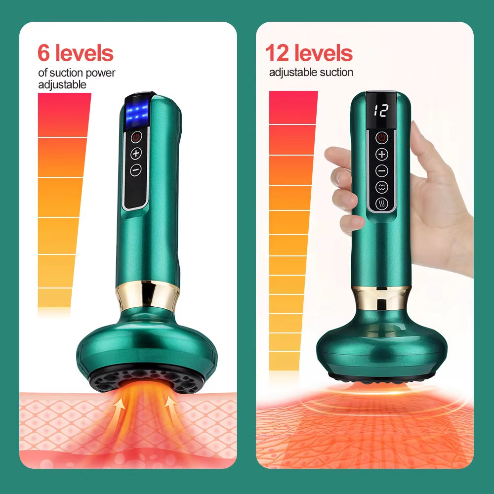 Chinese Electric Suction Medical Cupping Therapy Set Beauty Massager Glass Jars anti Cellulite Cupping Vacuum Slimming Guasha
