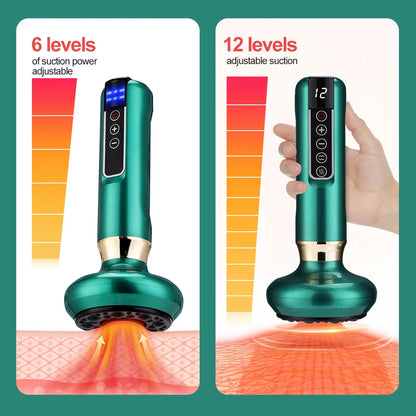 Chinese Electric Suction Medical Cupping Therapy Set Beauty Massager Glass Jars anti Cellulite Cupping Vacuum Slimming Guasha