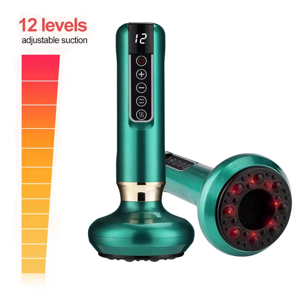 Chinese Electric Suction Medical Cupping Therapy Set Beauty Massager Glass Jars anti Cellulite Cupping Vacuum Slimming Guasha