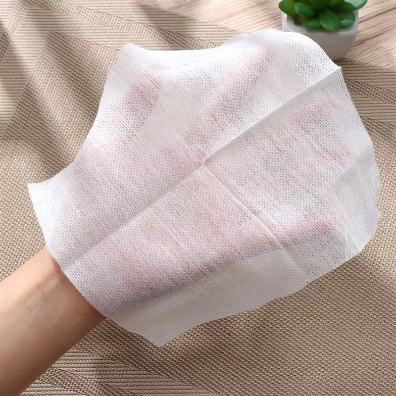 100Pcs Disposable Non-Woven Fabric Wound Care Gauze Pads Makeup Remover Cotton Pads Face Deep Cleaning Nail Polish Removing